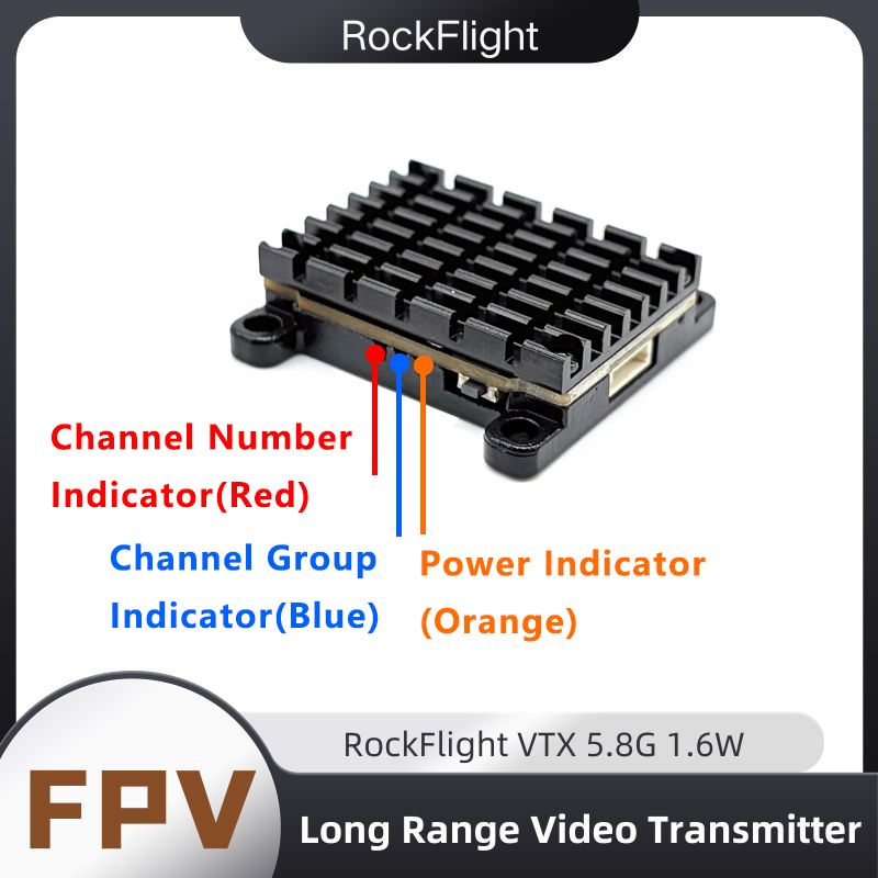 RockFlight TX663 VTX 5.8G 48CH – обзор и цена Drone Racing Transmitter